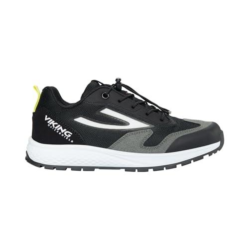 Viking Unisex buty dziecięce Century Wp Sl Walking Shoe, Black Lime, 40 EU