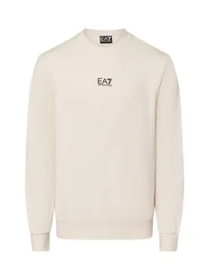 EA7 Emporio Armani Bluza męska Mężczyźni Bawełna beżowy jednolity, M - Bluzy męskie - miniaturka - grafika 1