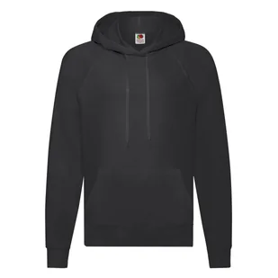Lekka Bluza Męska Z Kapturem Lightweight Hooded Sweat Czarny r. XL - Bluzy męskie - miniaturka - grafika 1