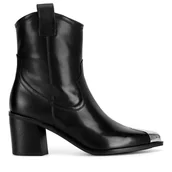 Botki damskie - Kowbojki Badura WFA3152-1Z Czarny - miniaturka - grafika 1