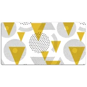 Podkładki na biurko - Ochronna mata na biurko Koła i trójkąty 120x60 cm, Dywanomat - miniaturka - grafika 1