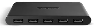 Sitecom Hub USB CN-082 7 x USB 2.0 z zasilaniem czarny - Huby USB - miniaturka - grafika 1