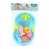 Zabawki do kąpieli - WANIENKA DO KĄPIELI ZESTAW RYBKA KACZUSZKA - miniaturka - grafika 1