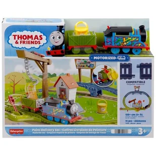 Tomek i Przyjaciele. Dostawa farby HTN34 Mattel - Pociągi dla dzieci - miniaturka - grafika 1