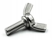 Śruby i nakrętki - M8x25 ŚRUBA MOTYLKOWA NIERDZEWNA INOX A2 316 (1) - miniaturka - grafika 1