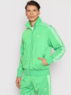 Adidas Bluza adicolor Classics Firebird H06717 Zielony Standard Fit - Bluzy sportowe damskie - miniaturka - grafika 1