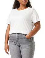 Koszulki i topy damskie - Wrangler Damska koszulka Sign Off Tee, biały (White 989), S - miniaturka - grafika 1