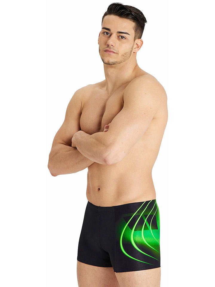 Arena Kąpielówki w kolorze czarno-zielonym