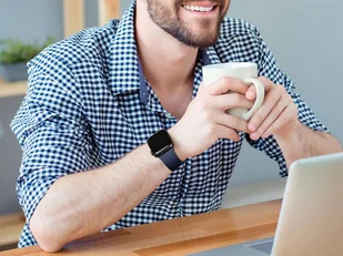 Sportowy pasek Alogy gumowy do Apple Watch 42/44/45/49mm Granatowy - Akcesoria do smartwatchy Sportowy pasek Alogy gumowy do Apple Watch 42/44/45/49mm Granatowy - Akcesoria do smartwatchy - miniaturka - grafika 4