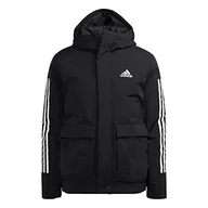 Kurtki męskie - adidas Męska kurtka Utilitas Ho JKT, czarny, S - miniaturka - grafika 1