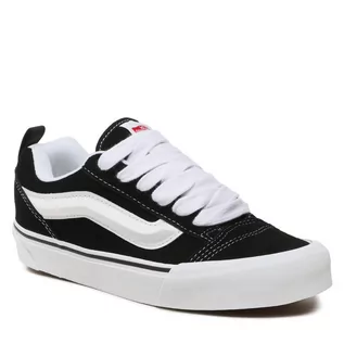 Trampki damskie - Tenisówki Vans Knu Skool VN0009QC6BT1 Black/True White - grafika 1