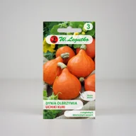 Nasiona i cebule - Dynia olbrzymia Uchiki Kuri 3g - Nasiona - W. Legutko - miniaturka - grafika 1