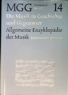Die Musik in Geschichte und Gegenwart 14 - Książki o kulturze i sztuce - miniaturka - grafika 1