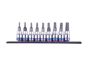 KING TONY Zestaw nasadek 1/4" 2109PR, 9 szt - Klucze i nasadki - miniaturka - grafika 1
