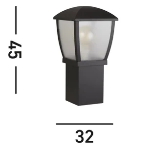 Searchlight Słupek oświetleniowy Seattle - Lampy ogrodowe - miniaturka - grafika 1