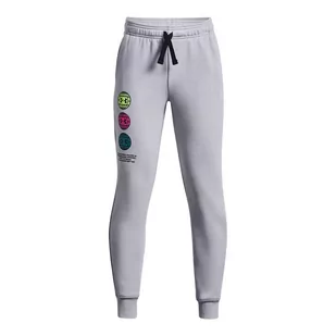 Spodnie dresowe chłopięce Under Armour Rival Fleece ANAML Jogger - Spodnie i spodenki dla dziewczynek - miniaturka - grafika 1