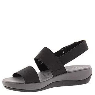 Clarks Sandały damskie Arla Jacory, czarny - czarny - 38 EU - Sandały damskie - miniaturka - grafika 1