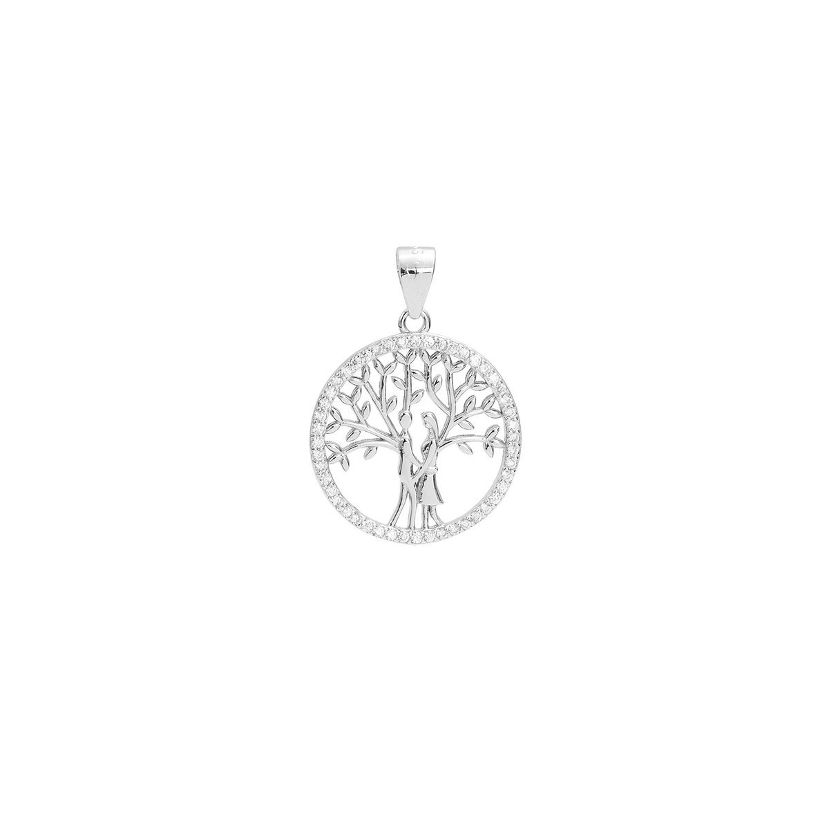 Srebrna zawieszka 925 Drzewko Szczęścia LOVE