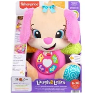 Zabawki kreatywne - Zabawka edukacyjna FISHER PRICE Ucz się i śmiej! Siostrzyczka Szczeniaczka Uczniaczka JFD36 - miniaturka - grafika 1