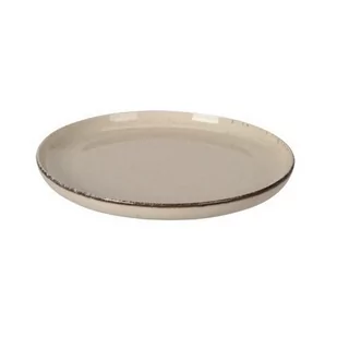 EH Porcelanowy talerz deserowy Beige, 19 cm - Talerze - miniaturka - grafika 1