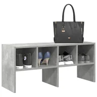 Pokrowce na ubrania - Stojak na buty, sztaplowany, szarość betonu, 89,5x30x40 cm Lumarko! - miniaturka - grafika 1