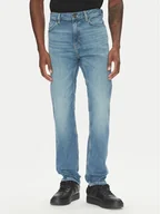 Spodnie męskie - HUGO Jeansy Ash 50541582 Niebieski Regular Fit - miniaturka - grafika 1