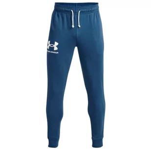 Under Armour Rival Terry Joggers 1361642-459 męskie spodnie niebieskie - Spodenki męskie - miniaturka - grafika 1
