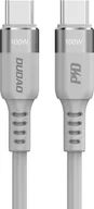 Kable USB - Dudao Dudao LC5MAX o 100W PD Type-c to type-c data cable 1m grey LC5MAX - miniaturka - grafika 1