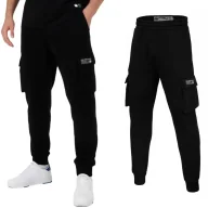 Odzież taktyczna i umundurowanie - Spodnie dresowe Cargo Pit Bull New Brushed Fleece Group Cypress '24 - Czarne XL - miniaturka - grafika 1