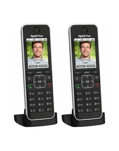 AVM FRITZ!Fon C6 Bundle, handset black - Telefony stacjonarne - miniaturka - grafika 1