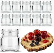 Pojemniki kuchenne - 100x 40ml słoik słoiczek szklany słoiki szklane na miód dżem świeczki - miniaturka - grafika 1