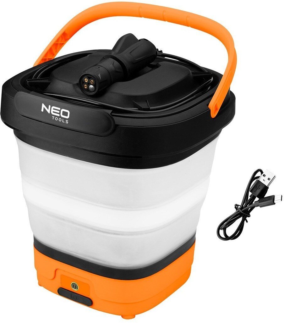 Neo Myjka ciśnieniowa 12V, 5 Bar, wiaderko składane, USB-C 04-605