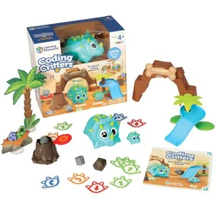 Zabawka interaktywna LEARNING RESOURCES Coding Critters Rumble & Bumble Robot dinozaur LER 3082 - Roboty dla dzieci - miniaturka - grafika 1