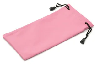 Etui woreczek na okulary w kolorze jasny róż - Akcesoria do okularów - miniaturka - grafika 1