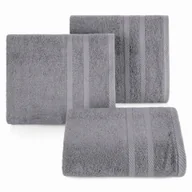 Ręczniki - Ręcznik Frotte 50x90 Eurofirany MILO stalowy 500gsm Bawełniany Kąpielowy - miniaturka - grafika 1