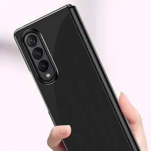 Plating Case etui Samsung Galaxy Z Fold 4 pokrowiec z metaliczną ramką niebieskie - Etui i futerały do telefonów - miniaturka - grafika 4