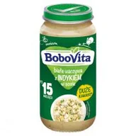 Dania dla dzieci - BoboVita Białe warzywa z indykiem w sosie po 15 miesiącu 250 g - miniaturka - grafika 1