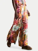 Spodnie damskie - Desigual Spodnie materiałowe Swim Nasau 26SWPW56 Kolorowy Relaxed Fit - miniaturka - grafika 1