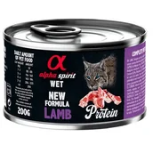 Mokra karma dla kotów - Alpha Spirit karma mokra dla kota Protein z jagnięciną 200g - miniaturka - grafika 1