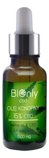 BIOnly CBD Olej konopny 15% 10ml - Olejki do ciała i włosów - miniaturka - grafika 1