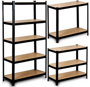 Regał Magazynowy Metalowy 180x90x40cm Mocny 875kg - Szafy i regały magazynowe - miniaturka - grafika 1