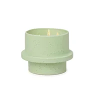 Świece - Świeca sojowa ceramiczna "Folia" (326g) - Sage Green - Bamboo & Green Tea PADDYWAX - miniaturka - grafika 1