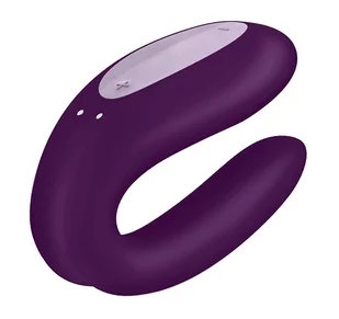 satisfyer (ge) Satisfayer Double Joy Violet incl. Bluetooth and App - Wibratory i masażery - miniaturka - grafika 1