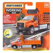 Samochody i pojazdy dla dzieci - Matchbox: Working Rigs - GMC 3500 Attenuator Truck zabawka samochodzik - miniaturka - grafika 1