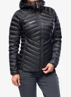Kurtki damskie - Kurtka puchowa damska Mammut Broad Peak IN Hooded Jacket - black - miniaturka - grafika 1