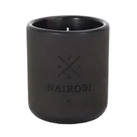 Świece - Fernity Świeca Earth Nairobi szara - miniaturka - grafika 1