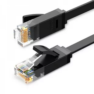 Ugreen Płaski kabel sieciowy UGREEN Ethernet RJ45 Cat.6 UTP 5m czarny UGR227BLK - Kable miedziane - miniaturka - grafika 2
