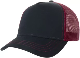 Czapka Trucker Rapper Canvas, bordowy, One Size - Czapki i chusty sportowe męskie - miniaturka - grafika 1
