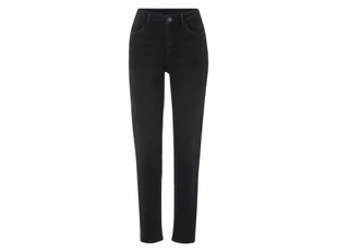 esmara® Jeansy Straight Fit damskie z bawełny (Czarny, 42) - Spodnie damskie esmara® Jeansy Straight Fit damskie z bawełny (Czarny, 42) - Spodnie damskie - miniaturka - grafika 1