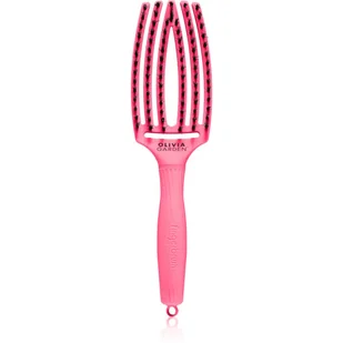 Olivia Garden Szczotka Fingerbrush Blush Hot Pink - Szczotki i grzebienie do włosów - miniaturka - grafika 1